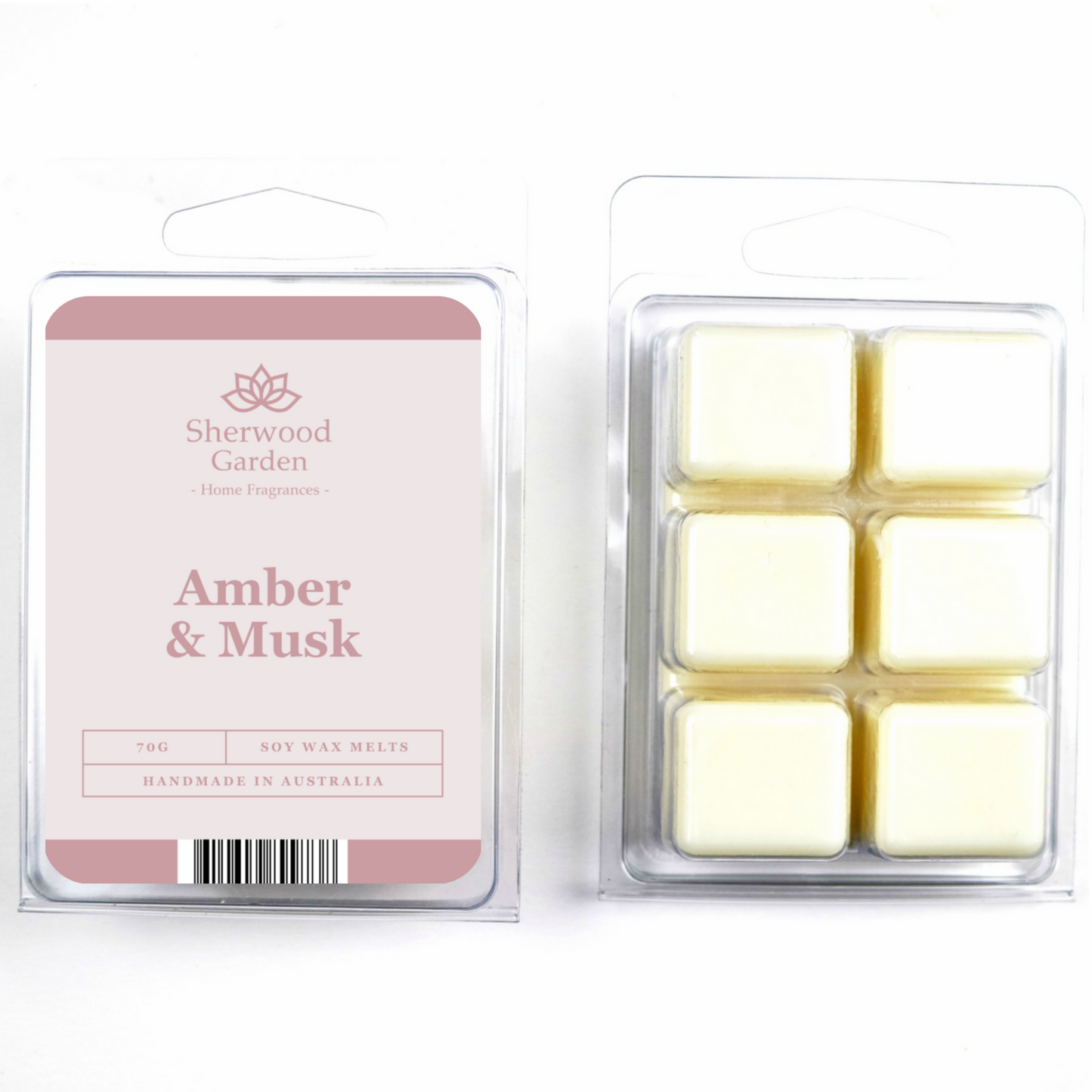 Amber & Musk Soy Wax Melts 70g