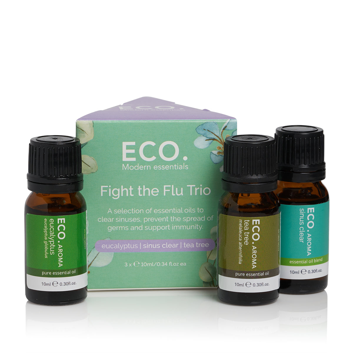 ECO. Fight the Flu Essential Oil Aroma Trio