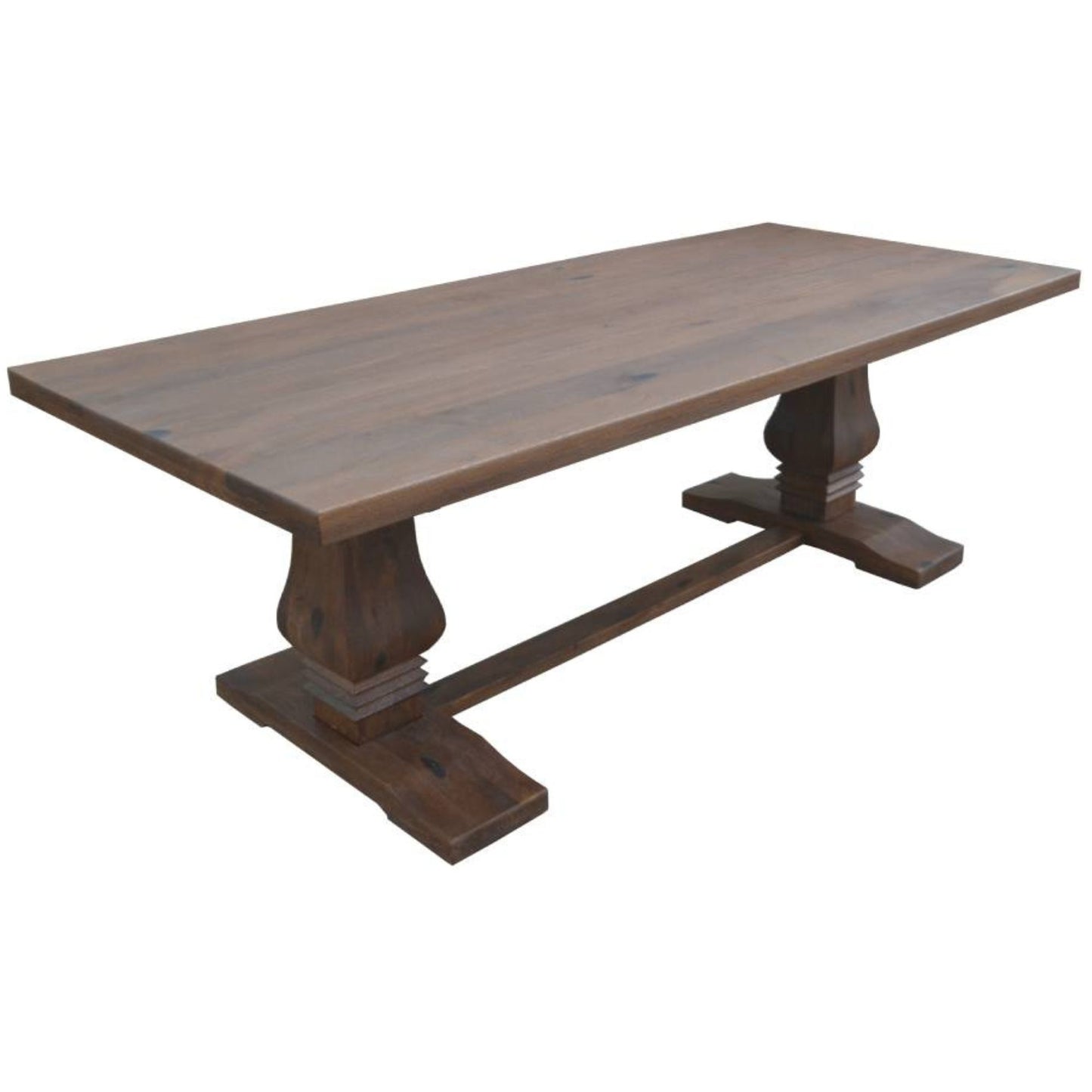 Florence Dining Table 230cm French Provincial Pedestal Solid Timber Wood
