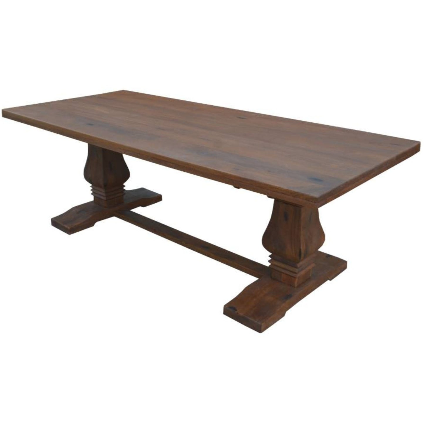 Florence Dining Table 230cm French Provincial Pedestal Solid Timber Wood