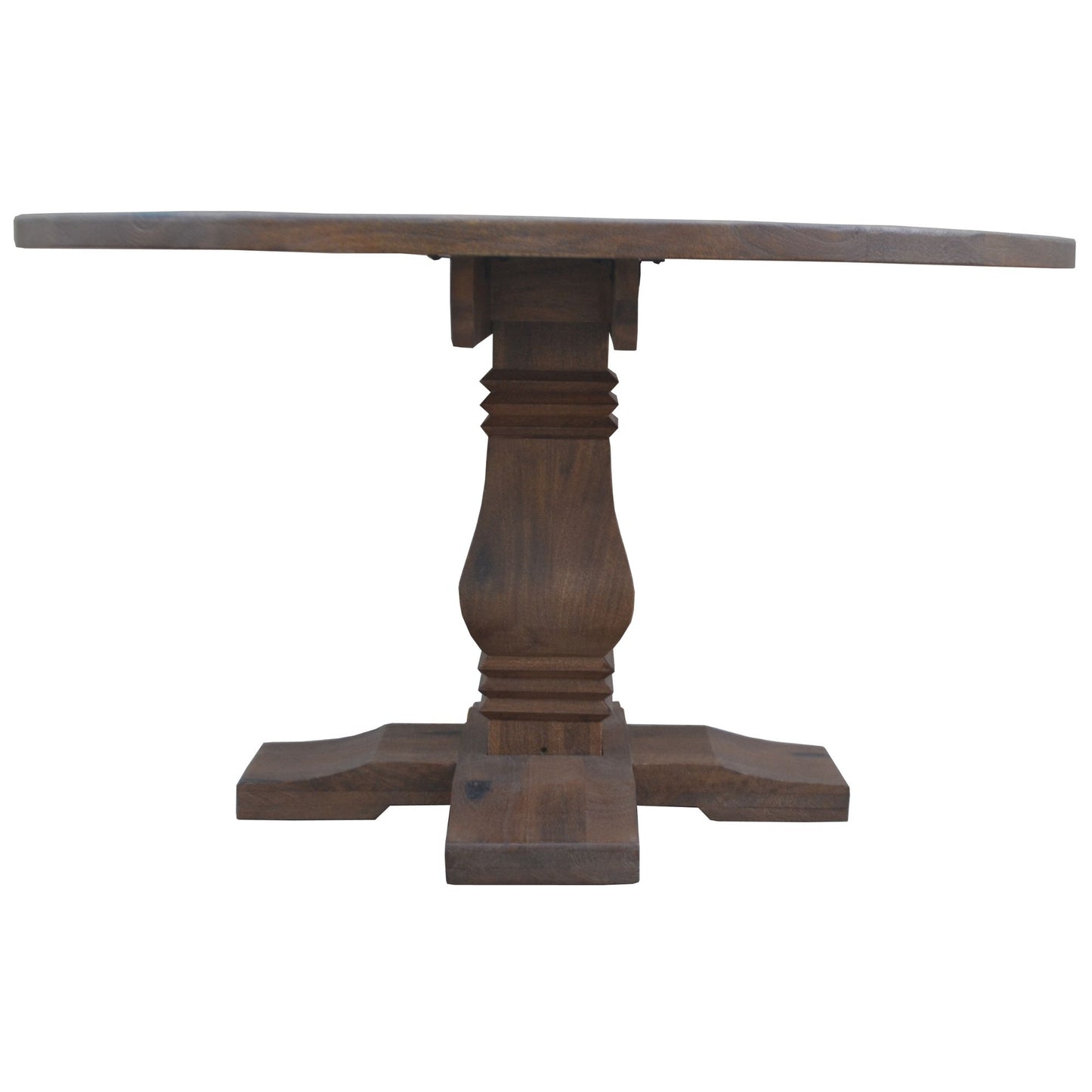 Florence Round Dining Table 135cm French Provincial Pedestal Solid Timber Wood
