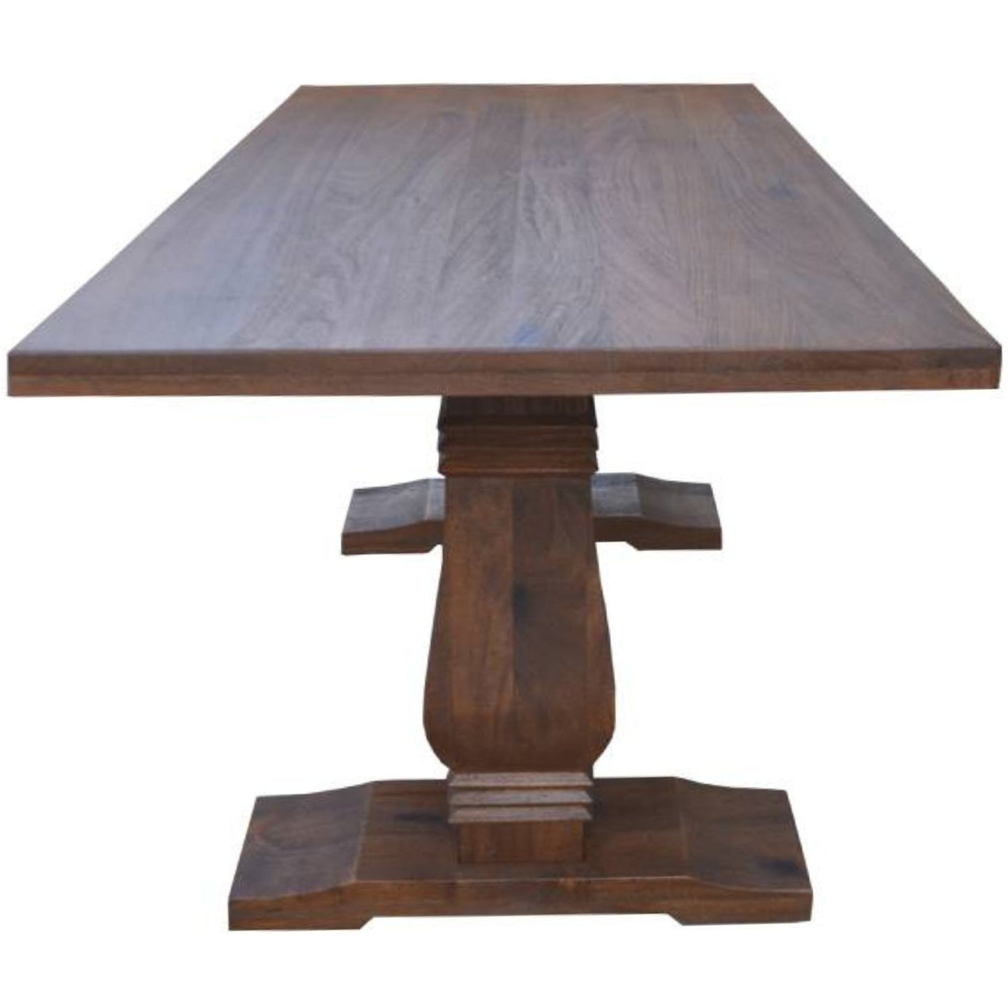 Florence High Dining Table 200cm French Provincial Pedestal Solid Timber Wood