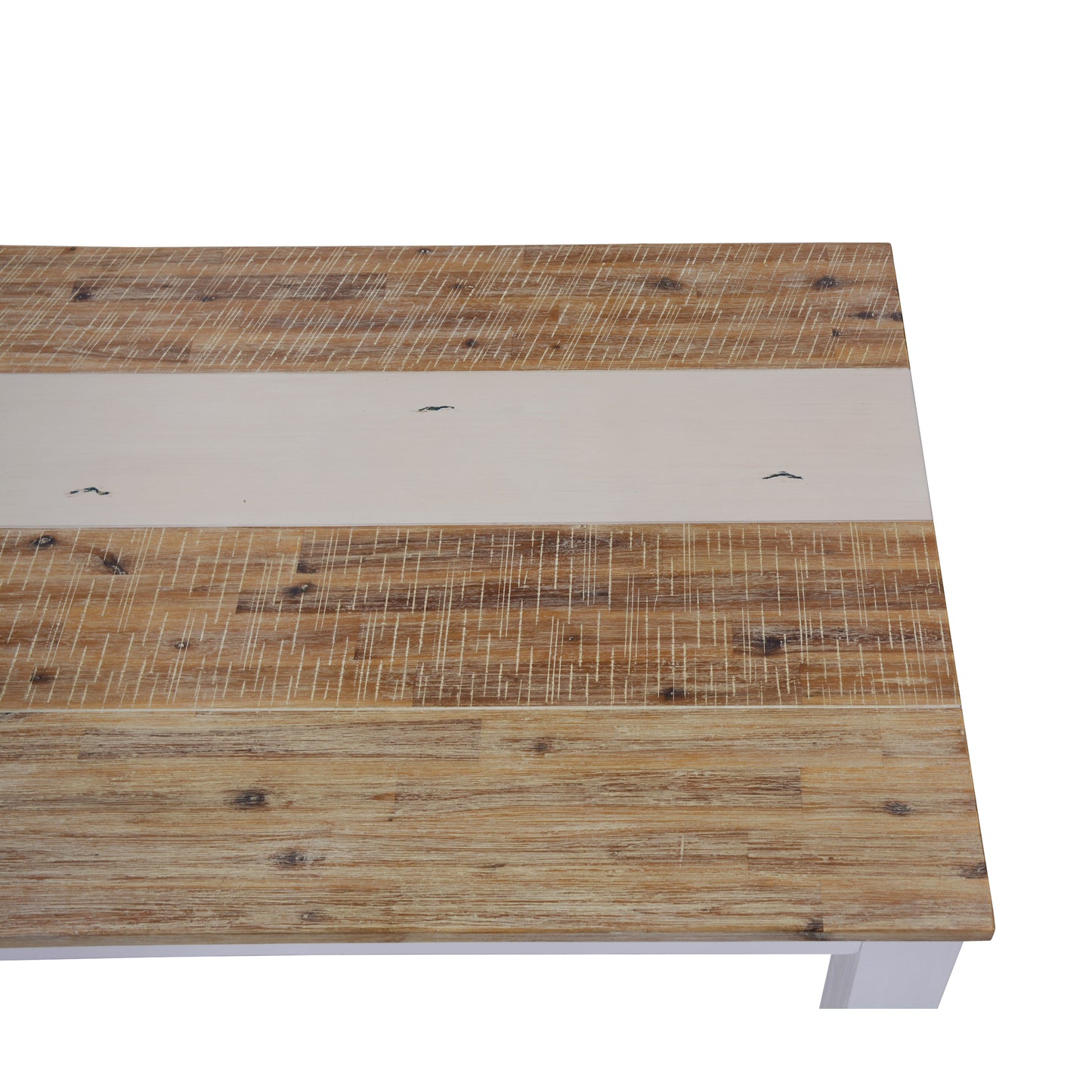 Orville Dining Table 200cm Solid Acacia Wood Home Dinner Furniture - Multi Color