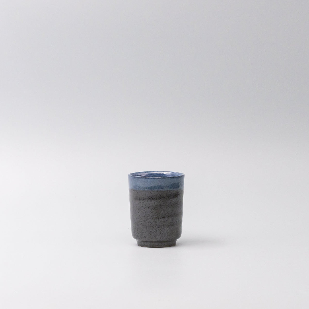 Mug 170ml Blue & Black Glaze