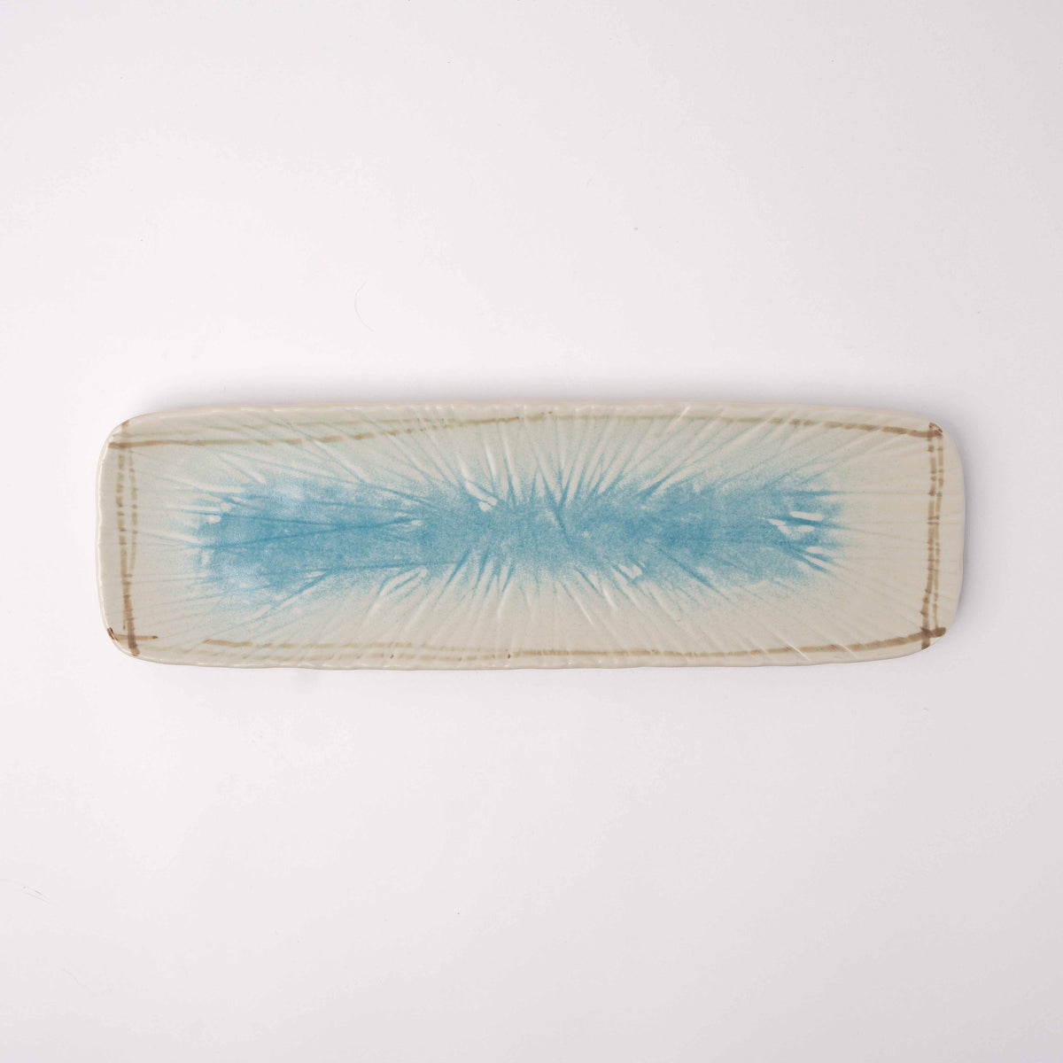 Sashimi Platter 35.2cm Okinawa Glaze