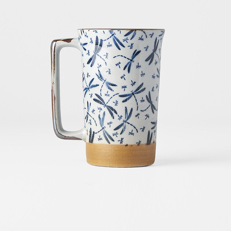Mug with handle 400ml Dragonfly Design