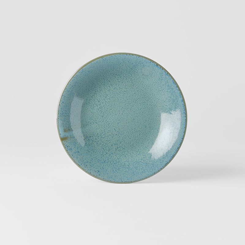 Tapas Plate 17cm Peacock Glaze