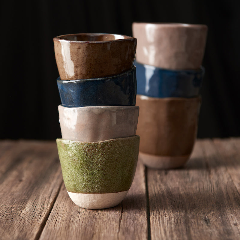 Lopsided Mug 200ml Sakura Pink Glaze