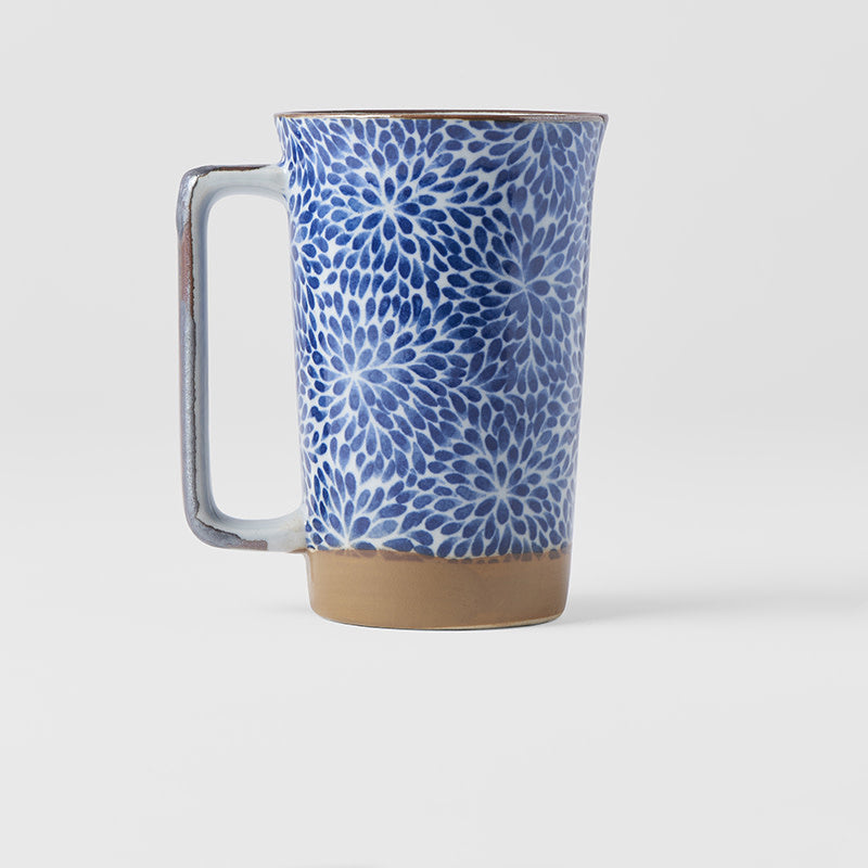 Mug with handle 400ml Chrysanthemum Design
