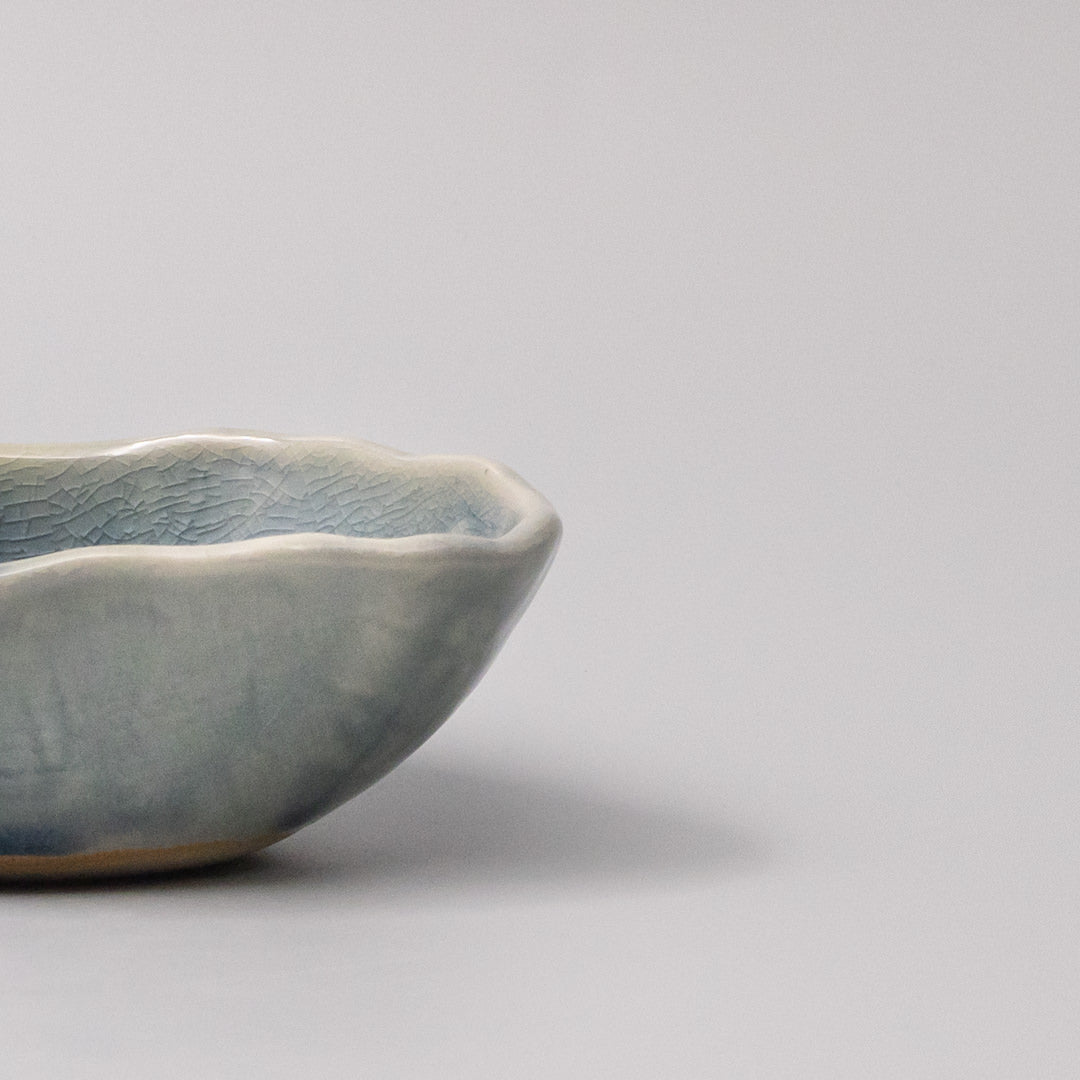 Bowl Oval 13.5cm Amane Sapphire Glaze