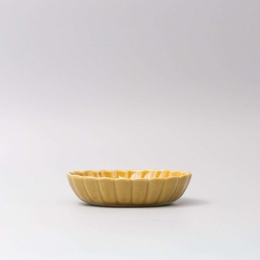 Bowl Oval 16cm Amane Amber Glaze