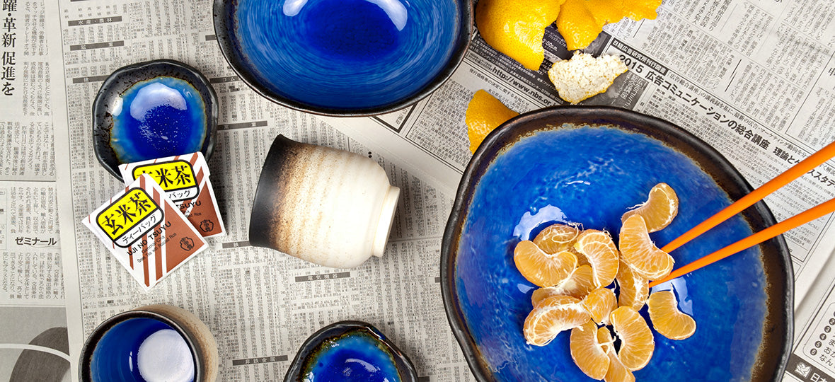 Bowl Oval 17x13cm Cobalt Blue Glaze
