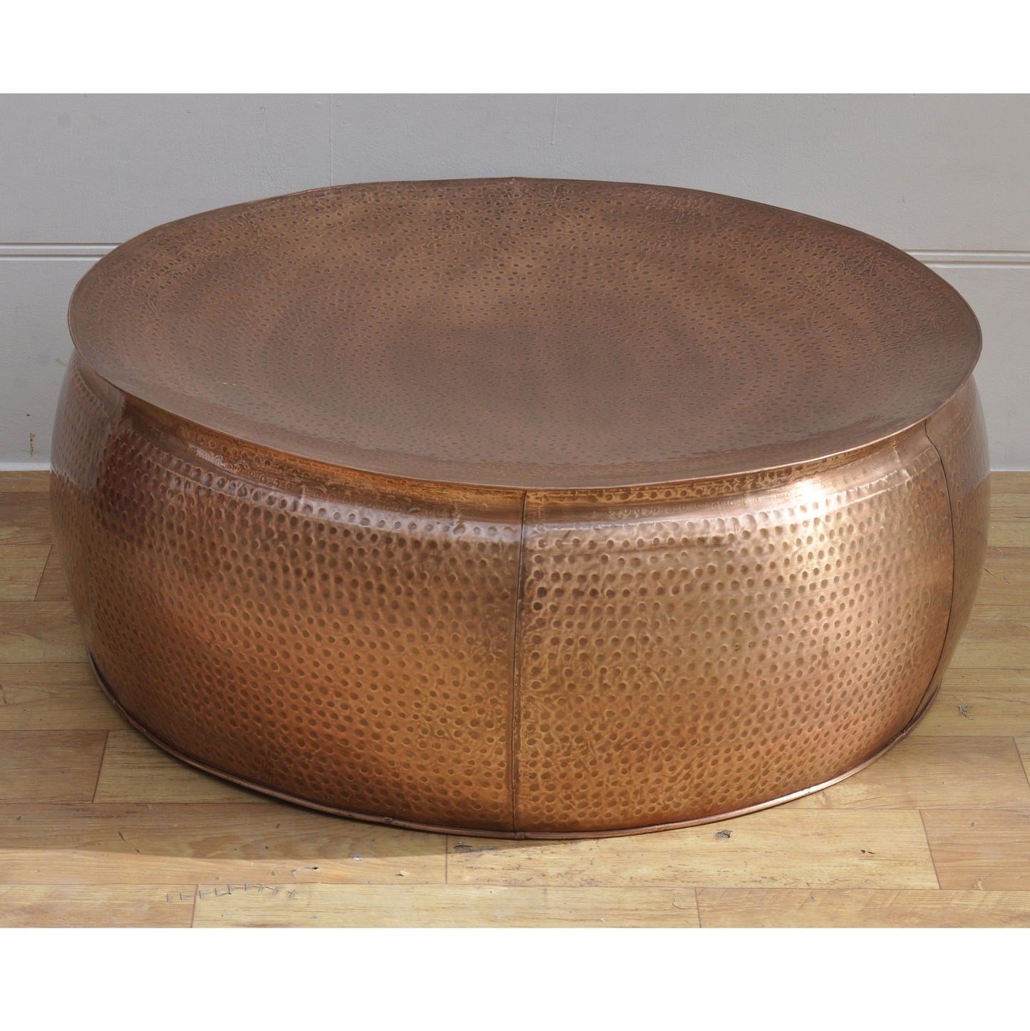 BRONZE LOOK HAMMERED COFFEE TABLE