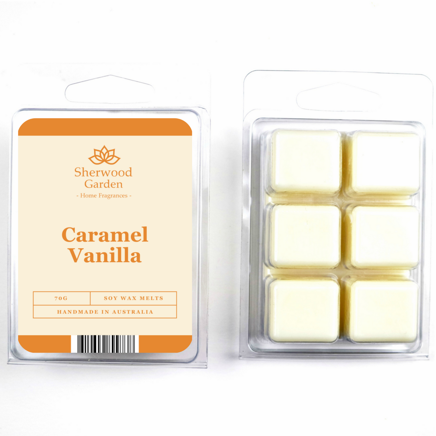 Caramel Vanilla Soy Wax Melts 70g