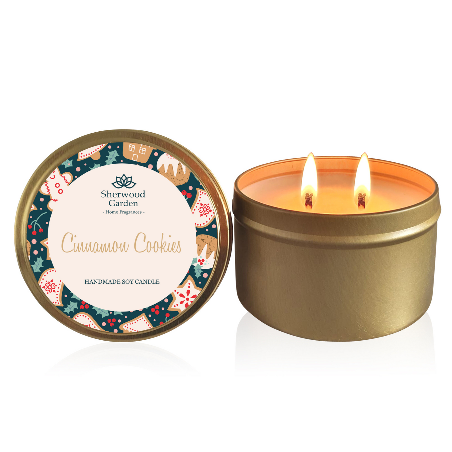 Cinnamon Cookies Soy Candle Tin 165g