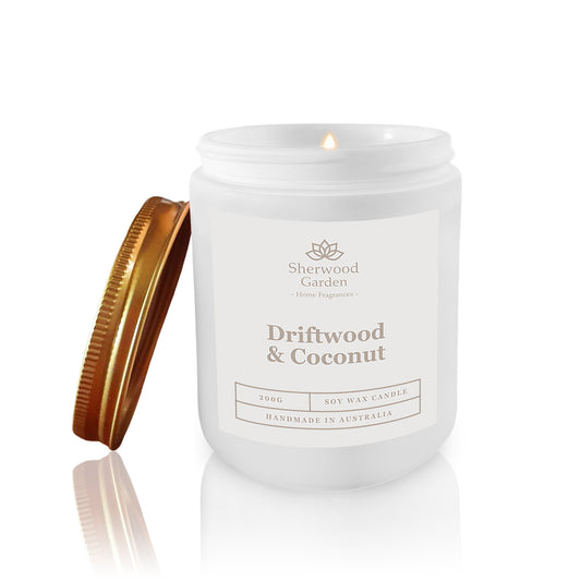Driftwood & Coconut Soy Candle 200g