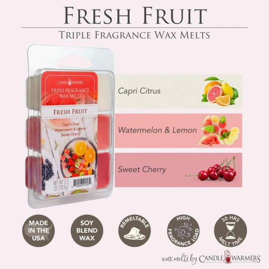 Fresh Fruit Triple Fragrance Soy Wax Melts