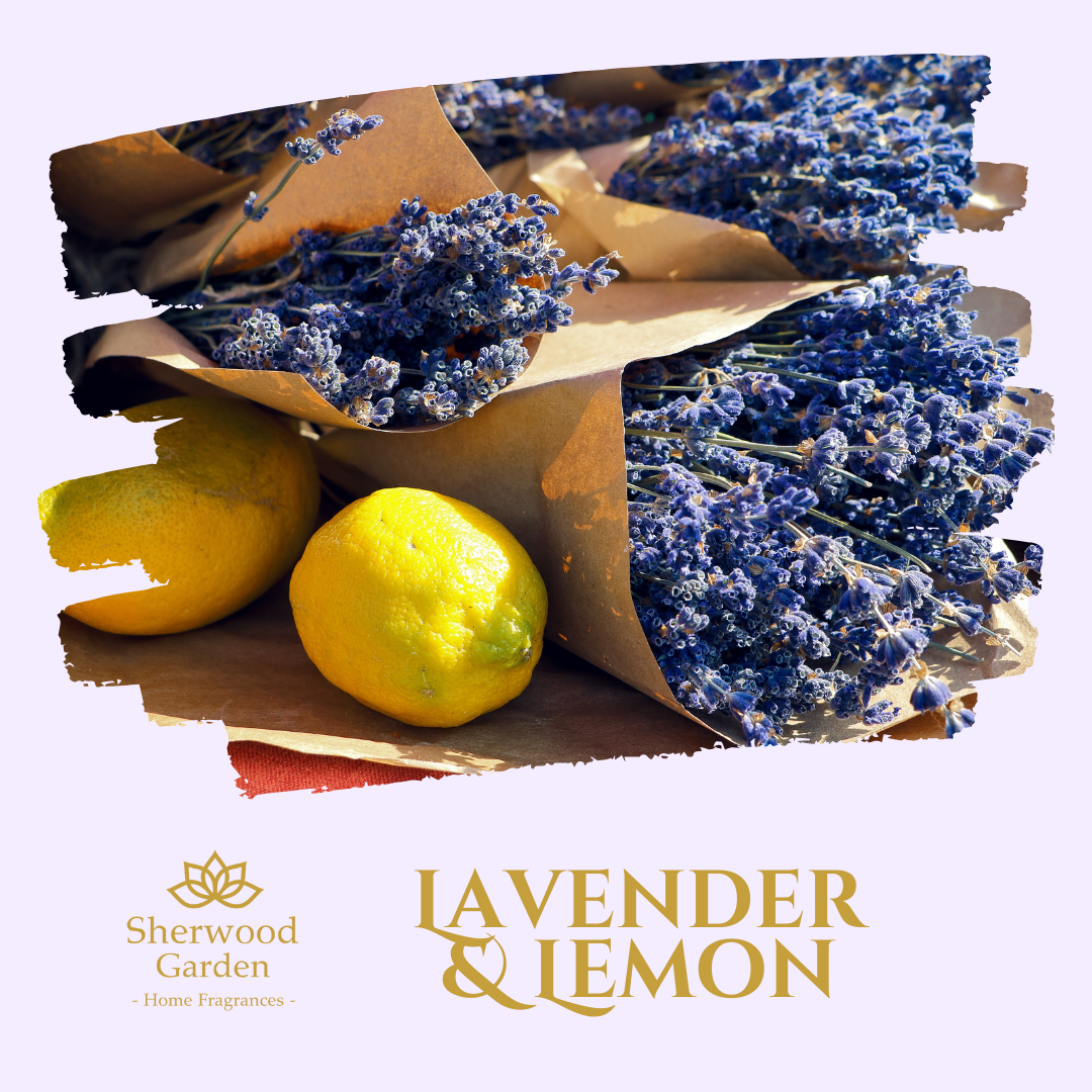 Lavender & Lemon 100% Natural Fragrance Soy Candle Tin 165g