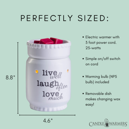 Live Love Laugh Electric Fragrance Warmer