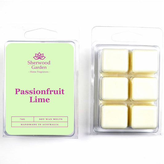 Passionfruit Lime Soy Wax Melts 70g