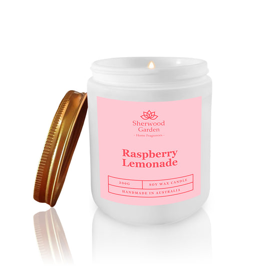 Raspberry Lemonade Soy Candle 200g