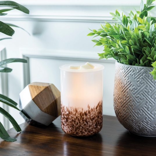 Tiger Shell Glass Electric Fragrance Warmer