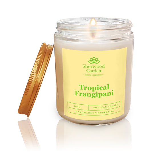 Tropical Frangipani Soy Candle 200g
