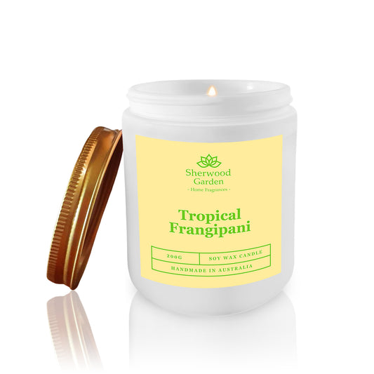 Tropical Frangipani Soy Candle 200g