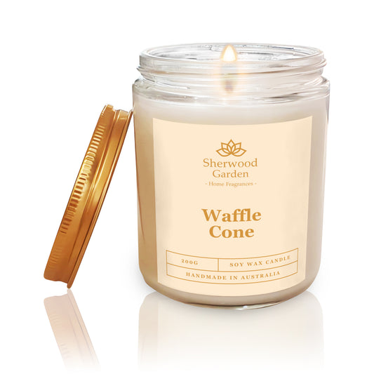 Waffle Cone Soy Candle 200g