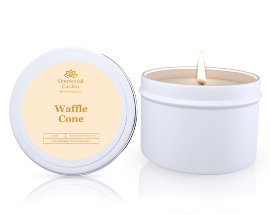 Waffle Cone Soy Candle Tin 165g