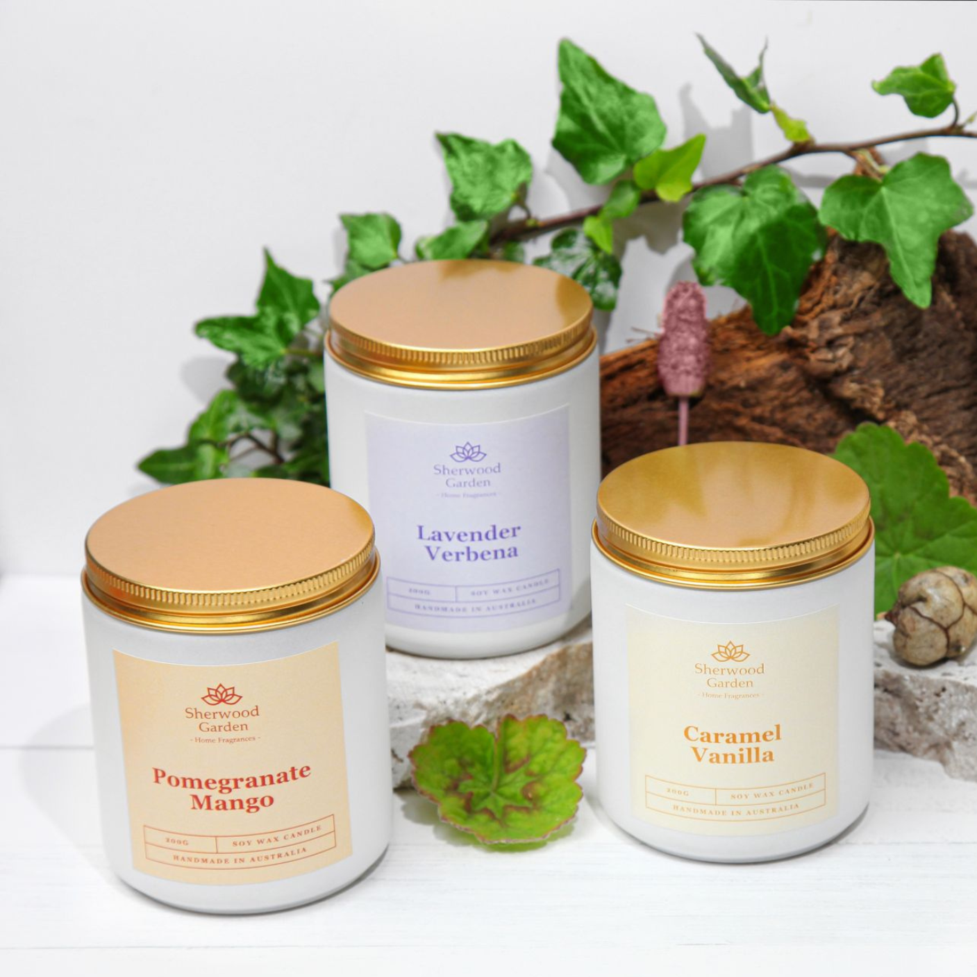 Pomegranate Mango Soy Candle 200g