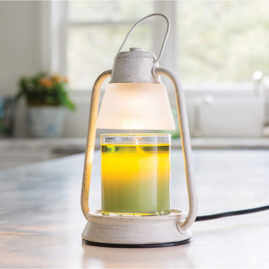 Brushed Champagne Beacon Lantern Candle Warmer