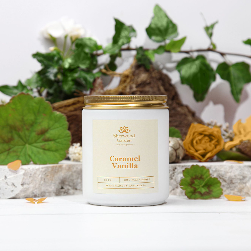 Caramel Vanilla Soy Candle 200g