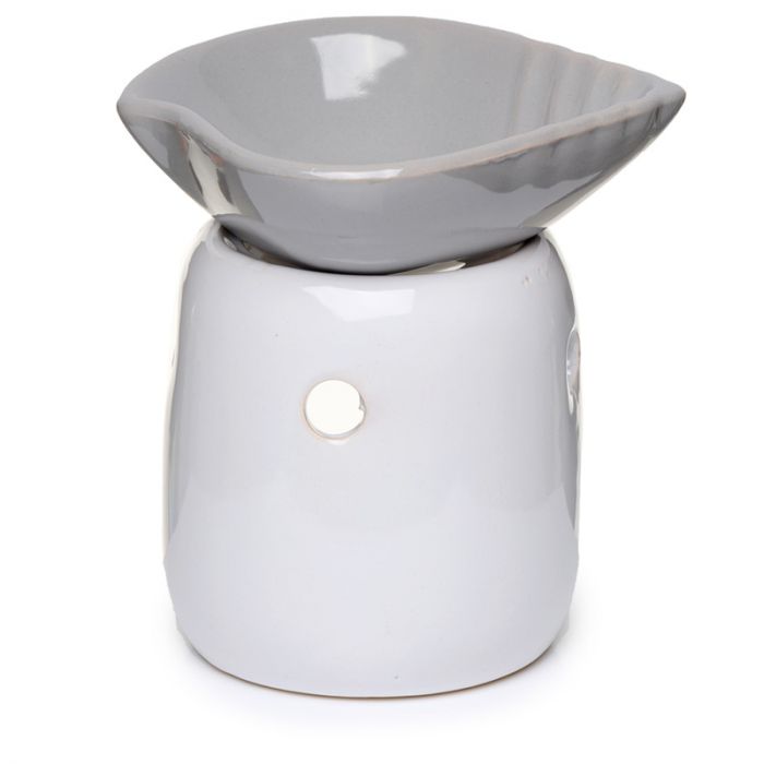 Ceramic Tealight Oil Burner - Shell Dish