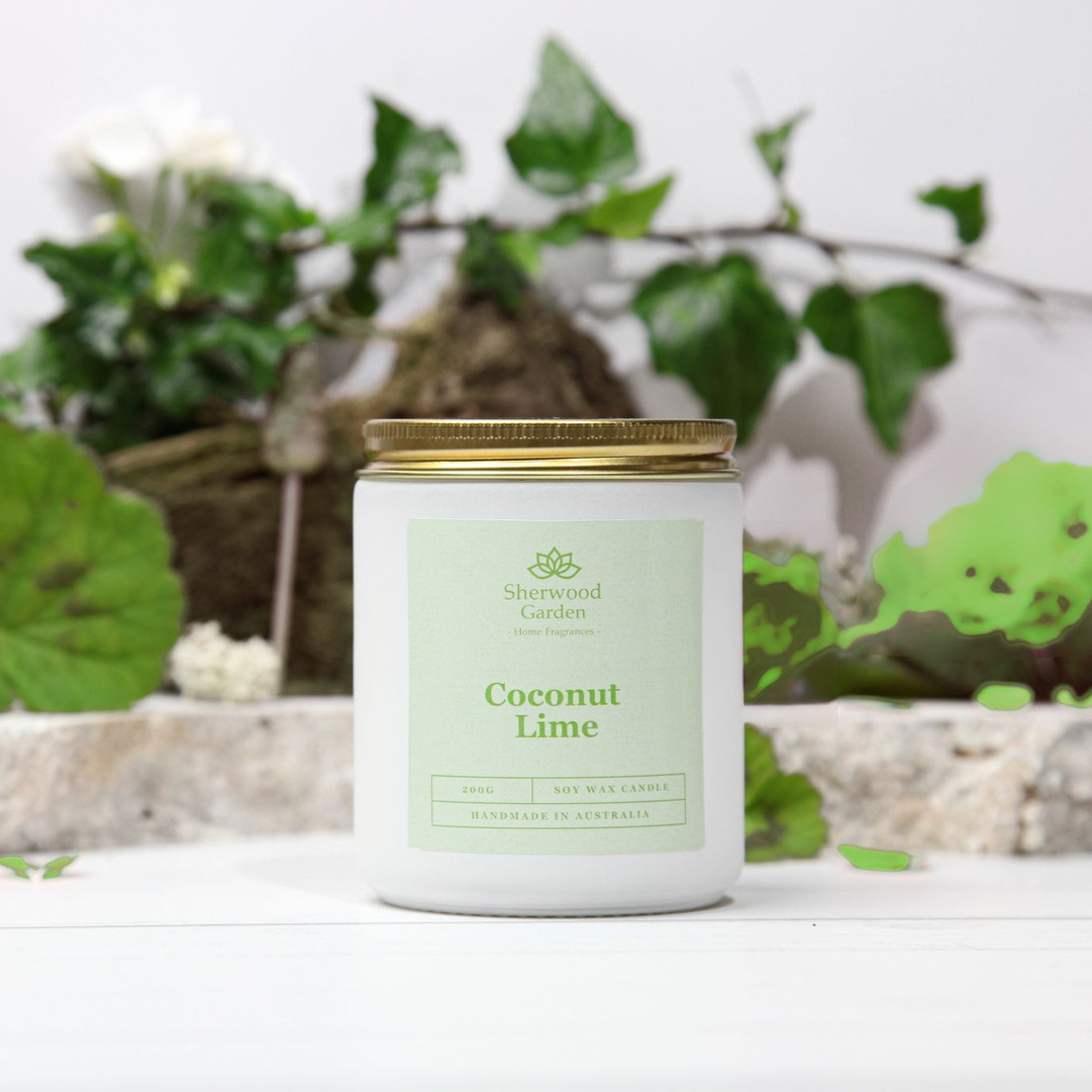 Coconut Lime Soy Candle 200g