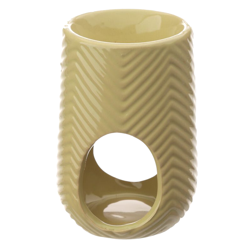 Dijon Herring Bone Ceramic Tealight Oil Burner