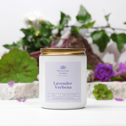 Lavender Verbena Soy Candle 200g