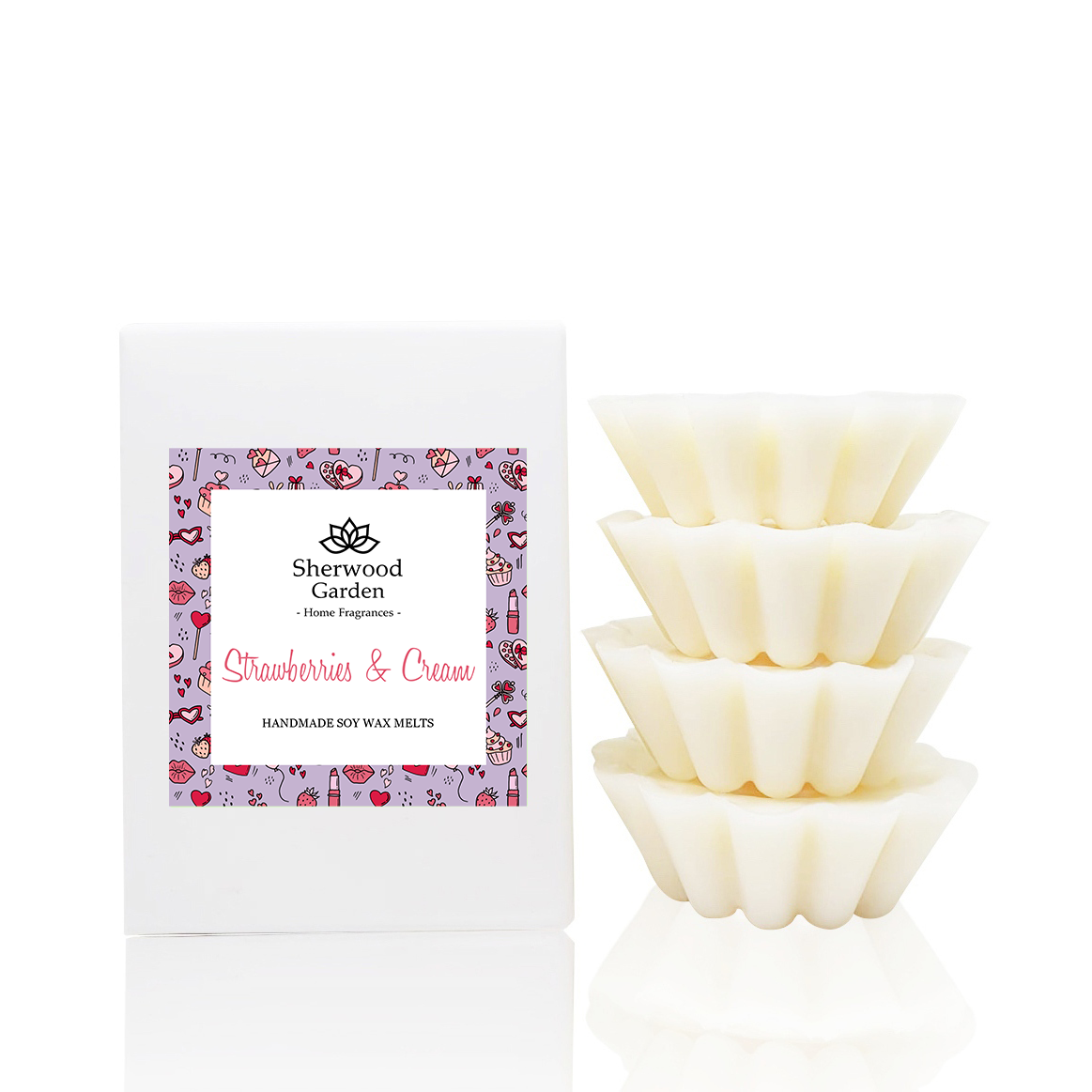 Strawberries & Cream Soy Wax Melts 80g (Limited Edition)