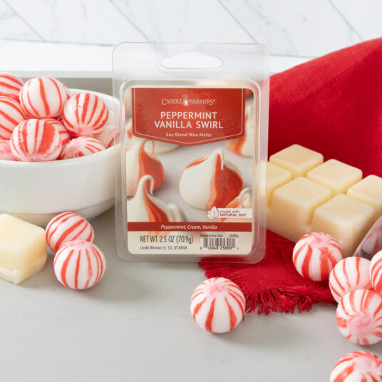 Peppermint Vanilla Swirl Soy Wax Melts