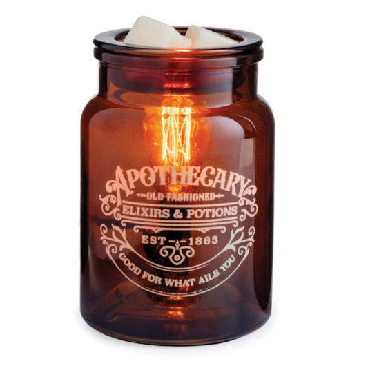 Apothecary Glass Electric Fragrance Warmer