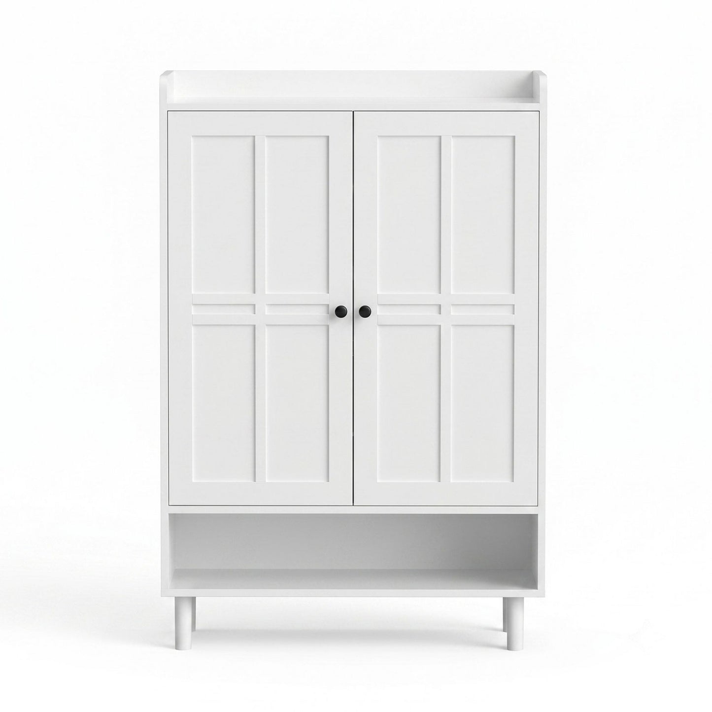 Artiss Shoe Rack Cabinet Storage Cupboard 3 Adjustable Shelves White