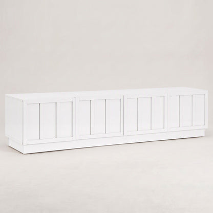 Artiss 180cm TV Unit Entertainment Cabinet Fluted Style Cable Management White