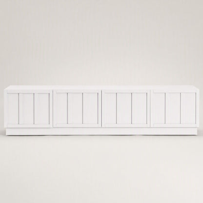 Artiss 180cm TV Unit Entertainment Cabinet Fluted Style Cable Management White