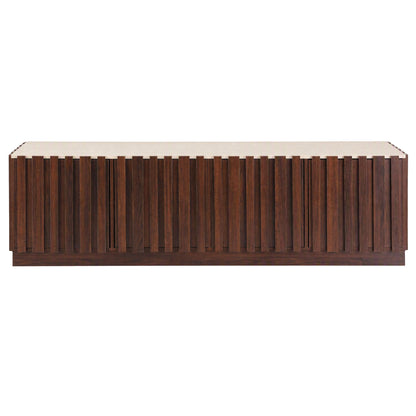 Artiss 180cm TV Unit Entertainment Cabinet Fluted Style Anti-tip Kit Walnut