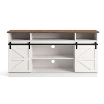 Artiss Buffet Sideboard Cabinet 150cm 3-Tier Kitchen Storage Sliding Doors White