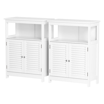 Artiss 2x Buffet Sideboard Cabinet Server Cupboard Kitchen Bathroom Storage IVOR
