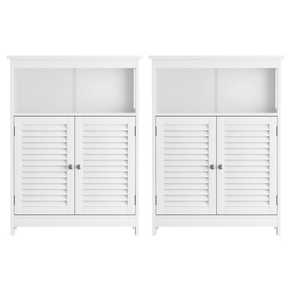 Artiss 2x Buffet Sideboard Cabinet Server Cupboard Kitchen Bathroom Storage IVOR