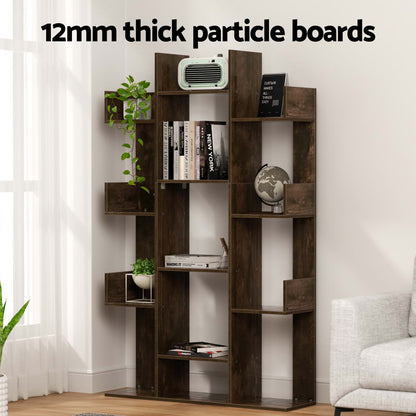 Artiss Tree-Shaped Bookshelf ROMI Walnut