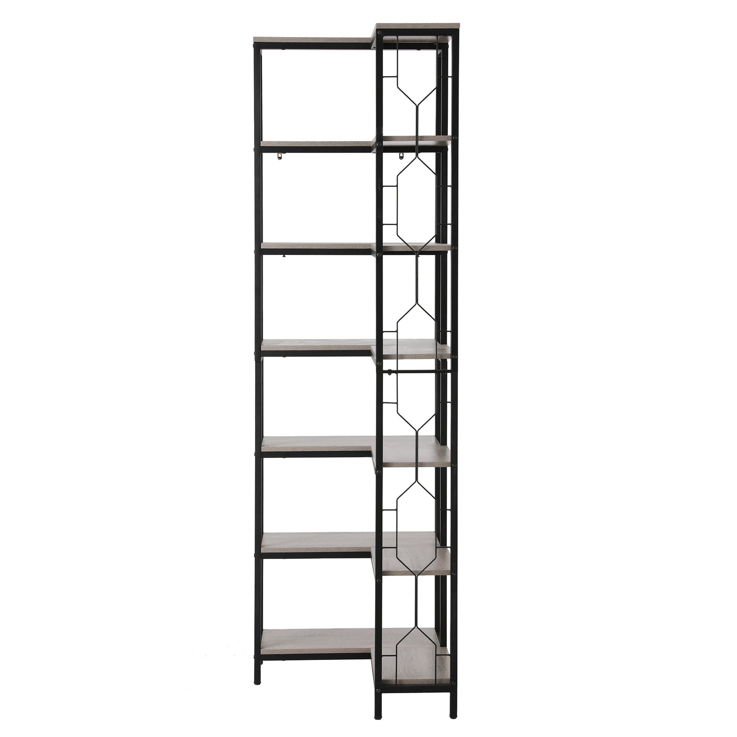 Artiss 6 Tiers Bookshelf Corner Shelf Bookcase Display Shelves Oak