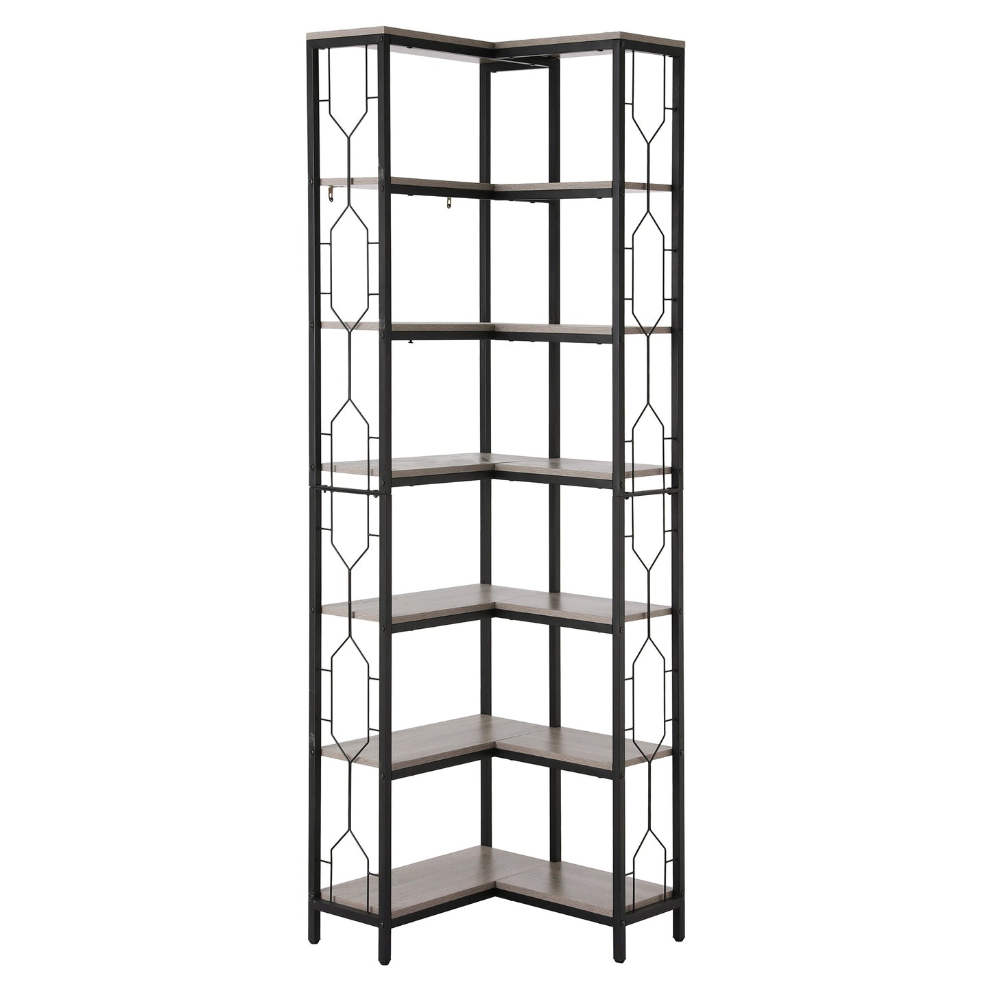 Artiss 6 Tiers Bookshelf Corner Shelf Bookcase Display Shelves Oak